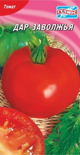 Семена томат Дар Заволжья красный среднерослый
